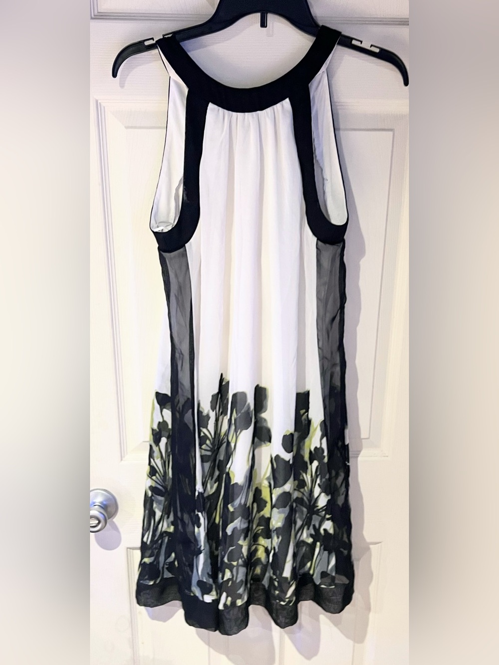 Jonathan Martin Sheer Halter Shift Dress Size 12